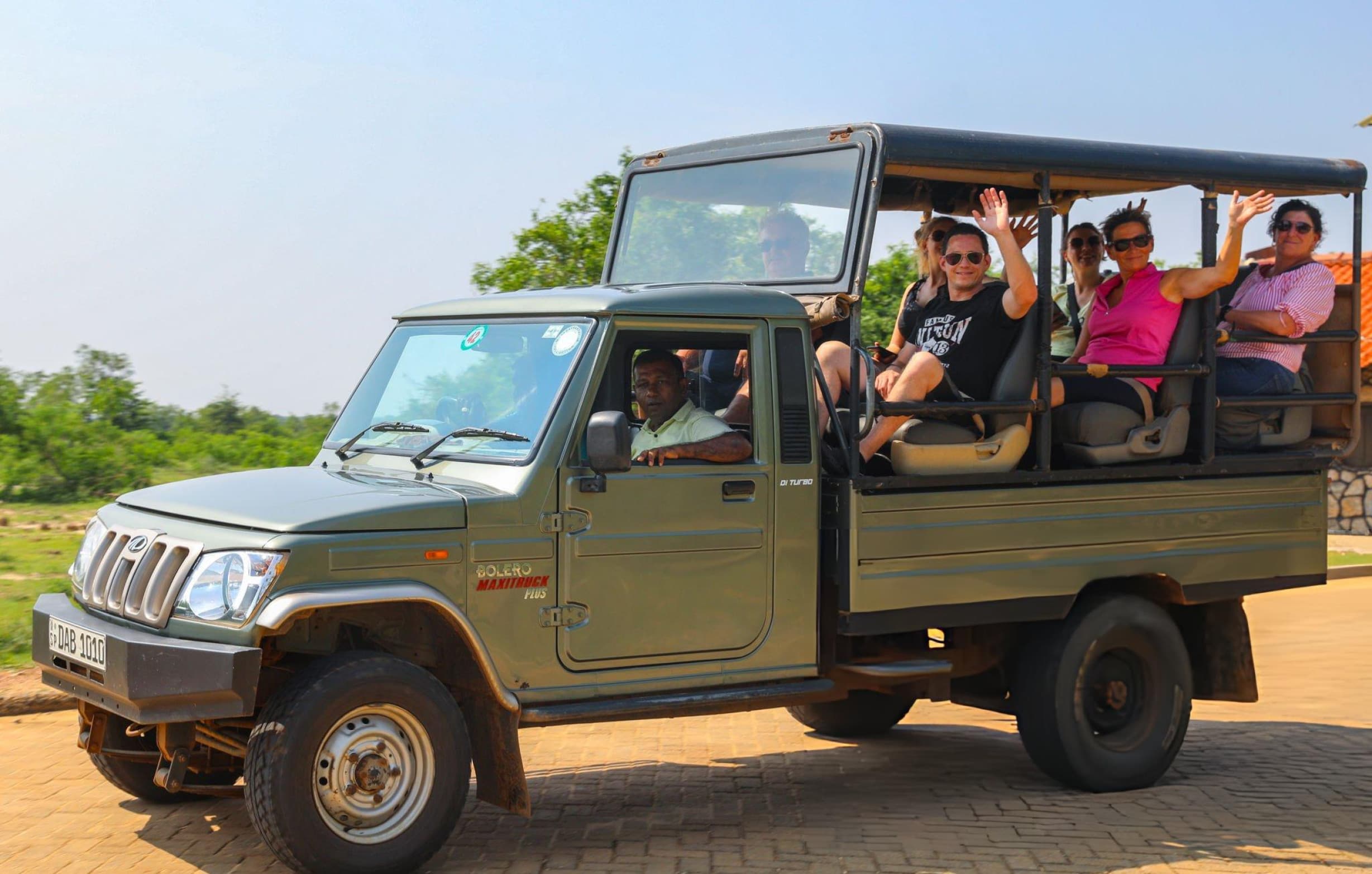 Leopard sighting on a full day Yala jeep safari